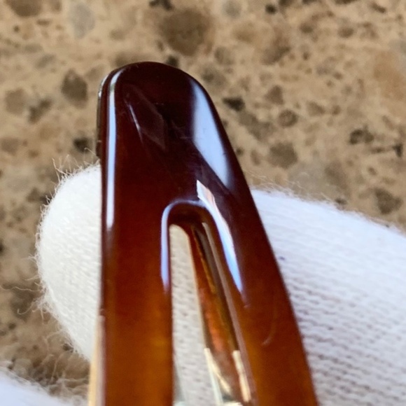 Authentic Gucci Hair Clip GG Heart - Picture 6 of 8